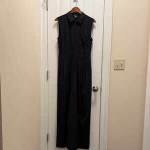 Black Sleeveless Jumpsuit